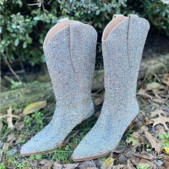 Rhinestone Cowboy Boots Nashville Bash Mid Calf - Picture 4 of 9